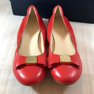 Cole Haan Tali Bow Ballet flat Poppy size 7B